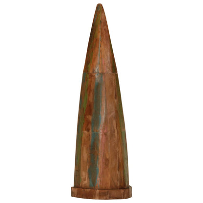 Bokhylla Trä 39x27x127 cm massivt återvunnet trä