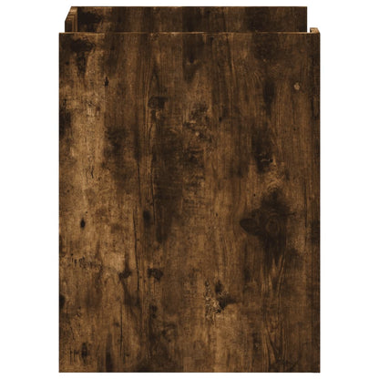 Sängbord Nattduksbord Rökfärgad Ek 45x50x65 cm