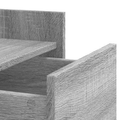 Sängbord Nattduksbord Sonoma Grå 45x50x65 cm