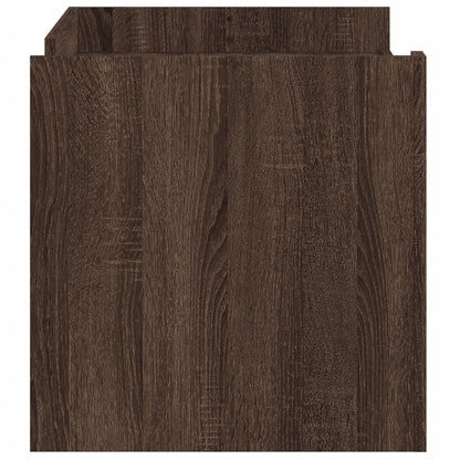 Soffbord brun ek 100x50x50 cm konstruerat trä