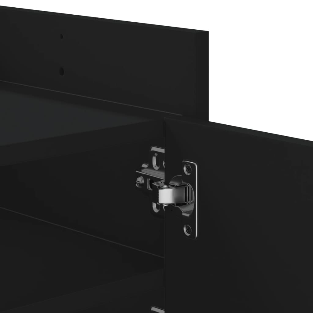 TV-Möbel Svart TV-Skåp 100x35x40 cm