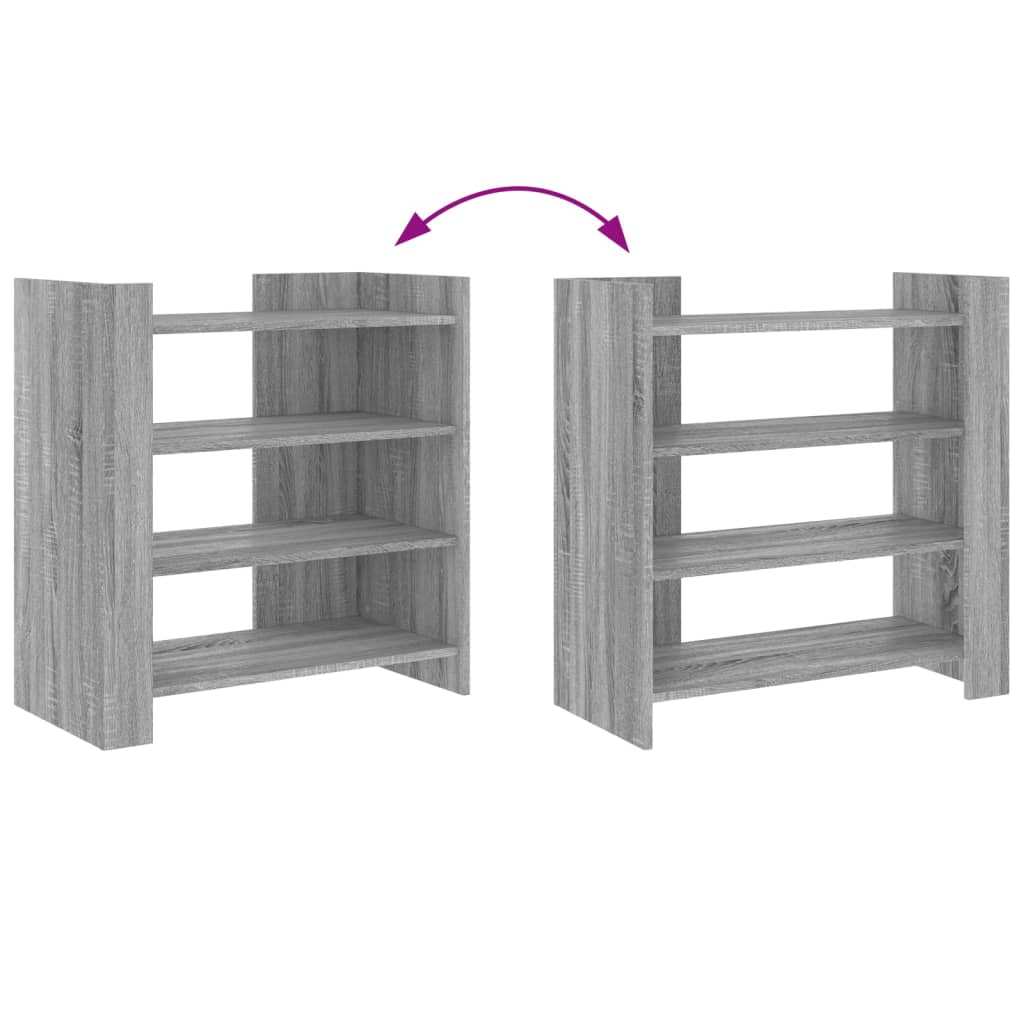Skänk grå sonoma 73,5x35x75 cm konstruerat trä