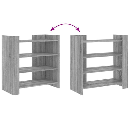 Skänk grå sonoma 73,5x35x75 cm konstruerat trä