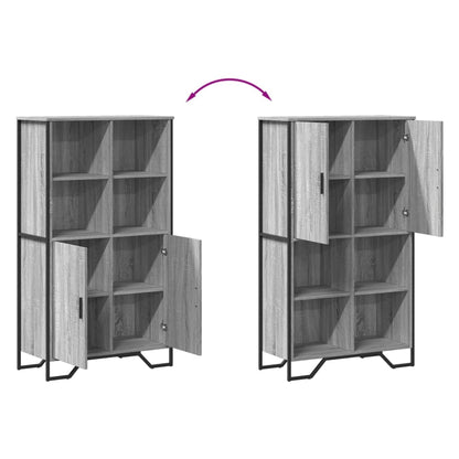 Skåp Sonoma Grå 79,5x35,5x137,5 cm