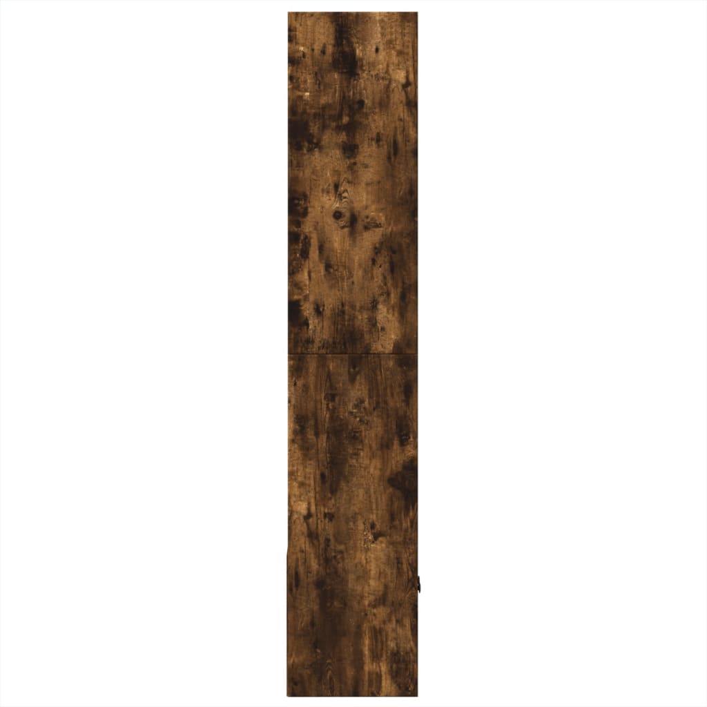 Bokhylla Rökfärgad Ek 70x36x189 cm