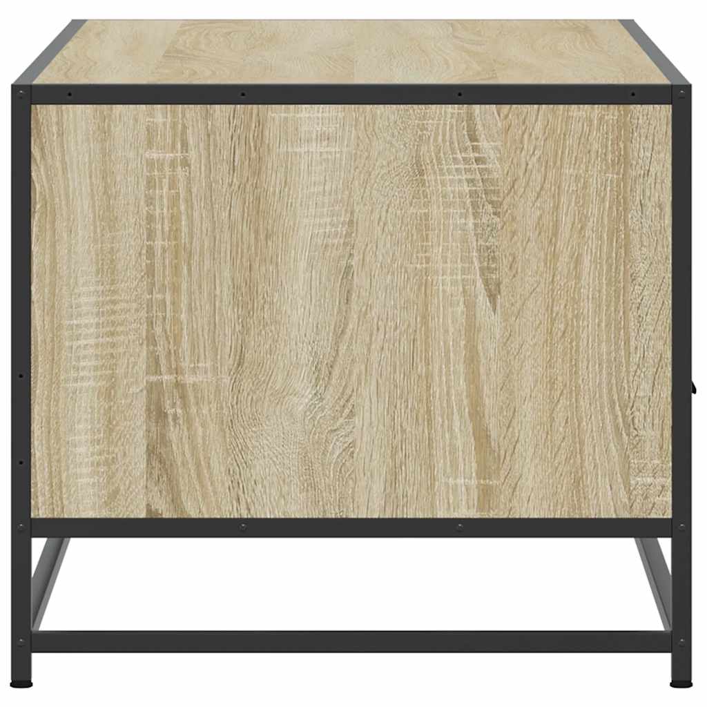 Soffbord Sonoma Ek 100x50x45 cm metall