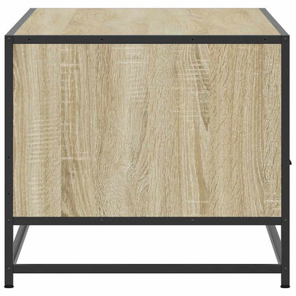 Soffbord Sonoma Ek 100x50x45 cm metall