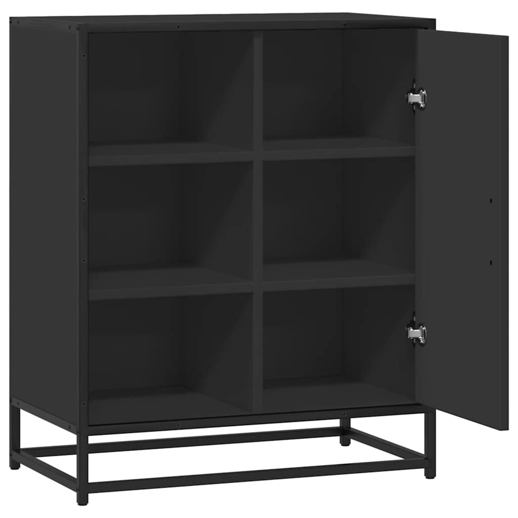 Byrå Svart 62x35x76 cm