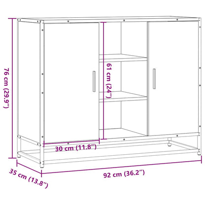 Skänk Sonoma Ek 92x35x76 cm