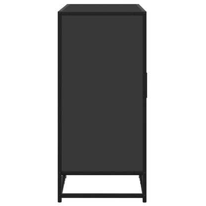 Skänk Svart 92x35x76 cm