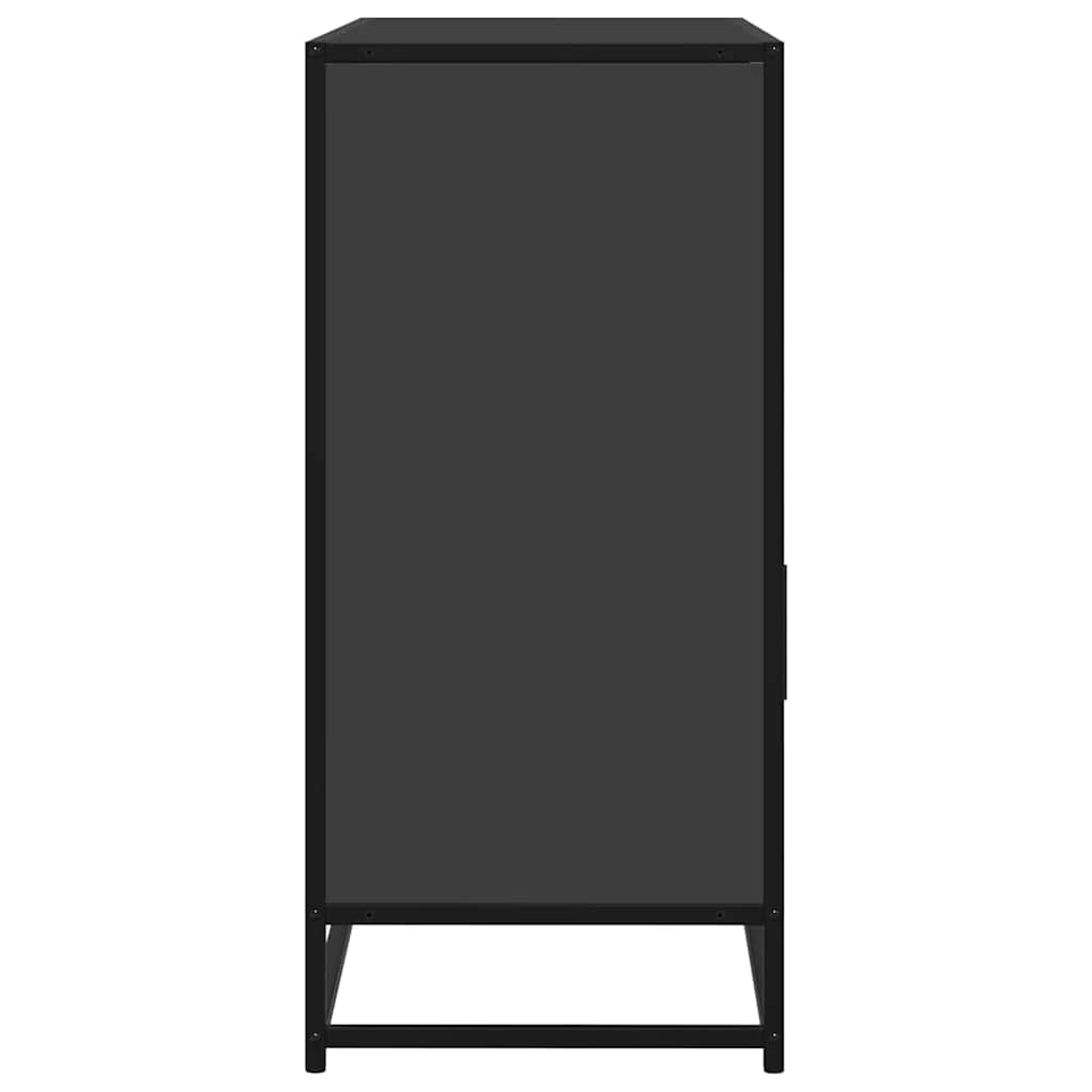 Skänk Svart 100x35x76 cm