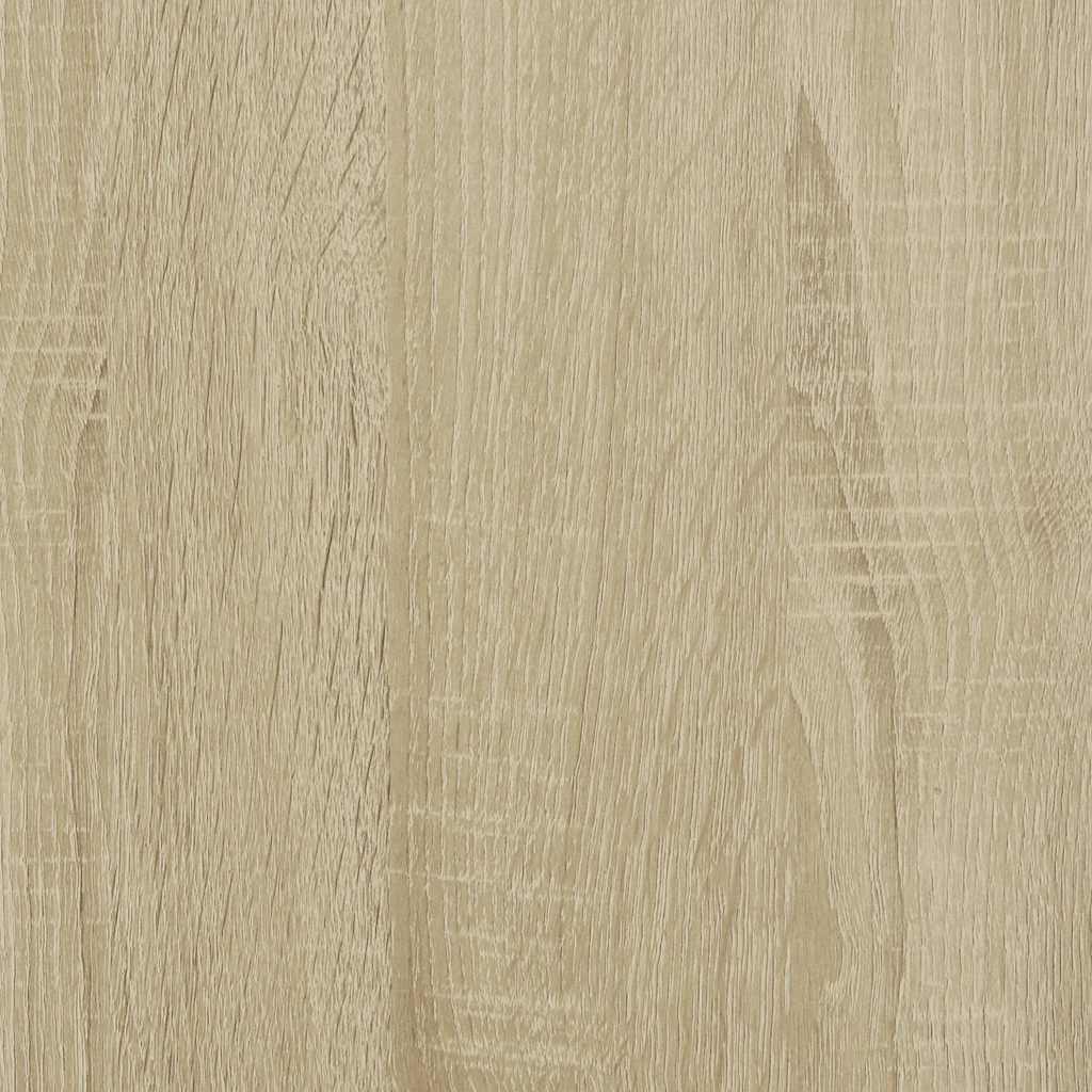 Skåp Sonoma Ek 35,5x35x139 cm och metall