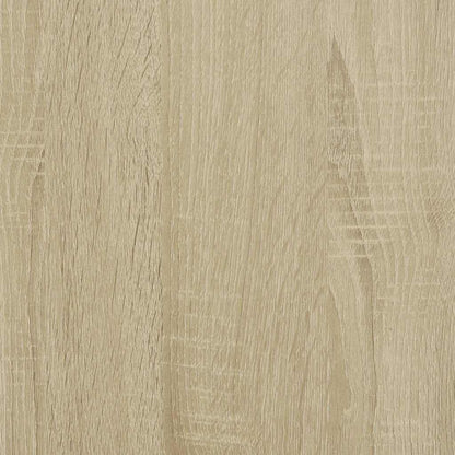 Skåp Sonoma Ek 35,5x35x139 cm och metall