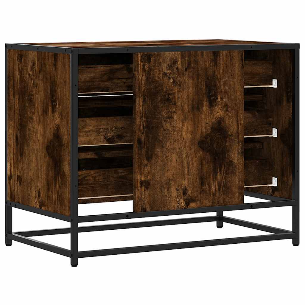 Byrå Rökfärgad Ek 70x41x56 cm