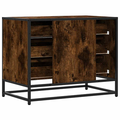 Byrå Rökfärgad Ek 70x41x56 cm