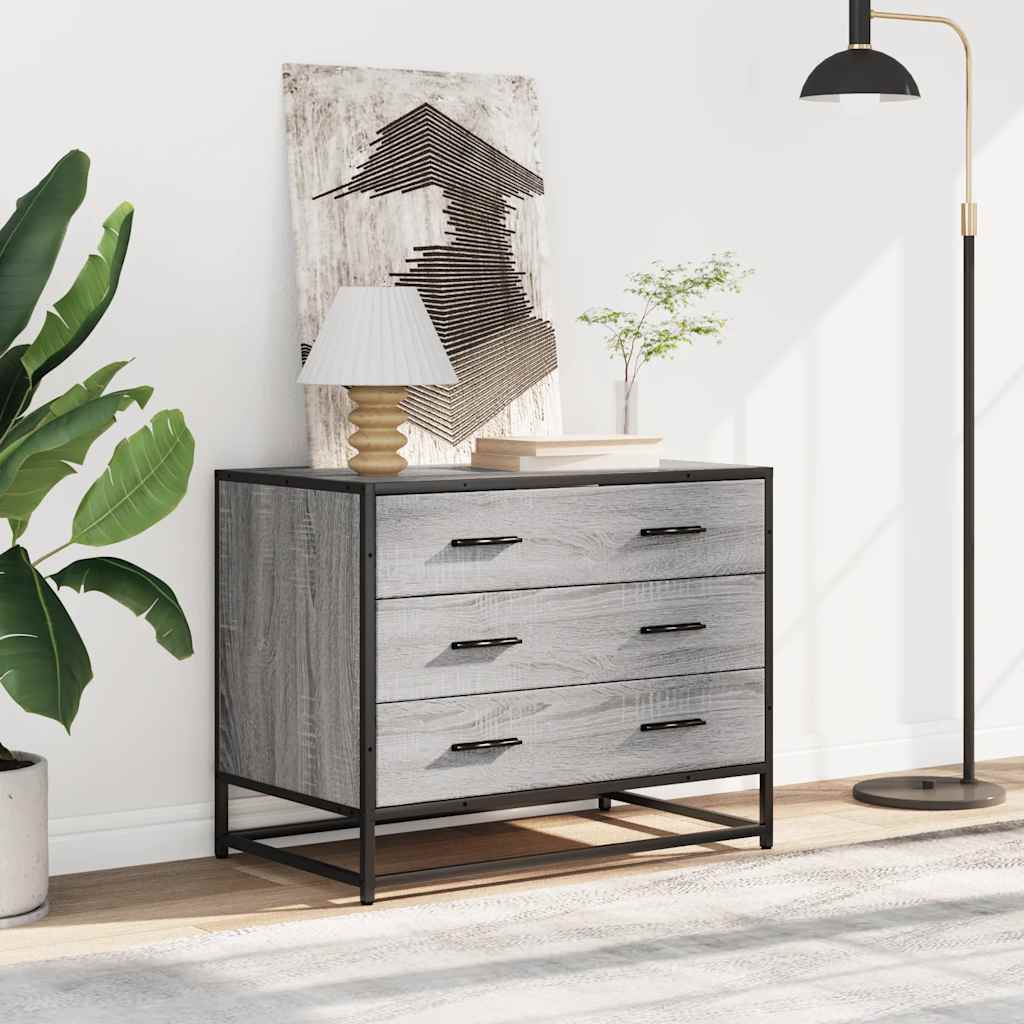 Byrå Sonoma Grå 70x41x56 cm