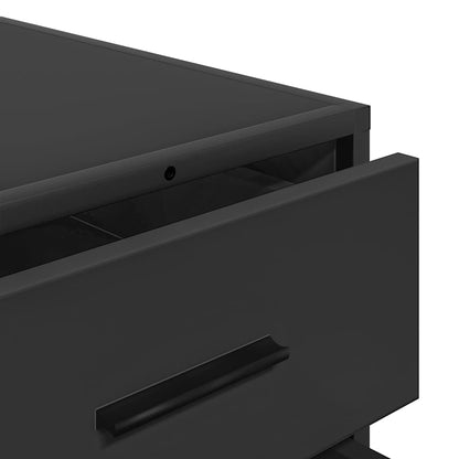 Byrå Svart 70x41x70 cm