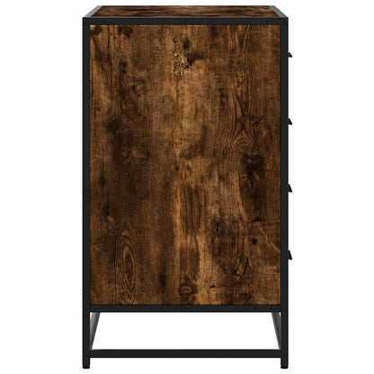 Byrå Rökfärgad Ek 70x41x70 cm