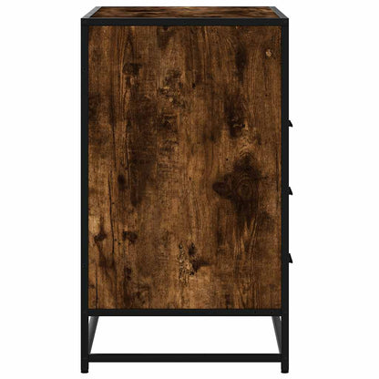 Byrå Rökfärgad Ek 70x41x70 cm