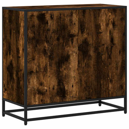 Bokhylla Rökfärgad Ek 80,5x35x76 cm