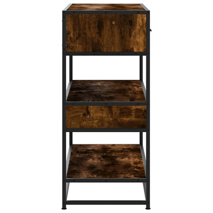 Avlastningsbord Konsollbord Rökfärgad Ek 90x35x80 cm