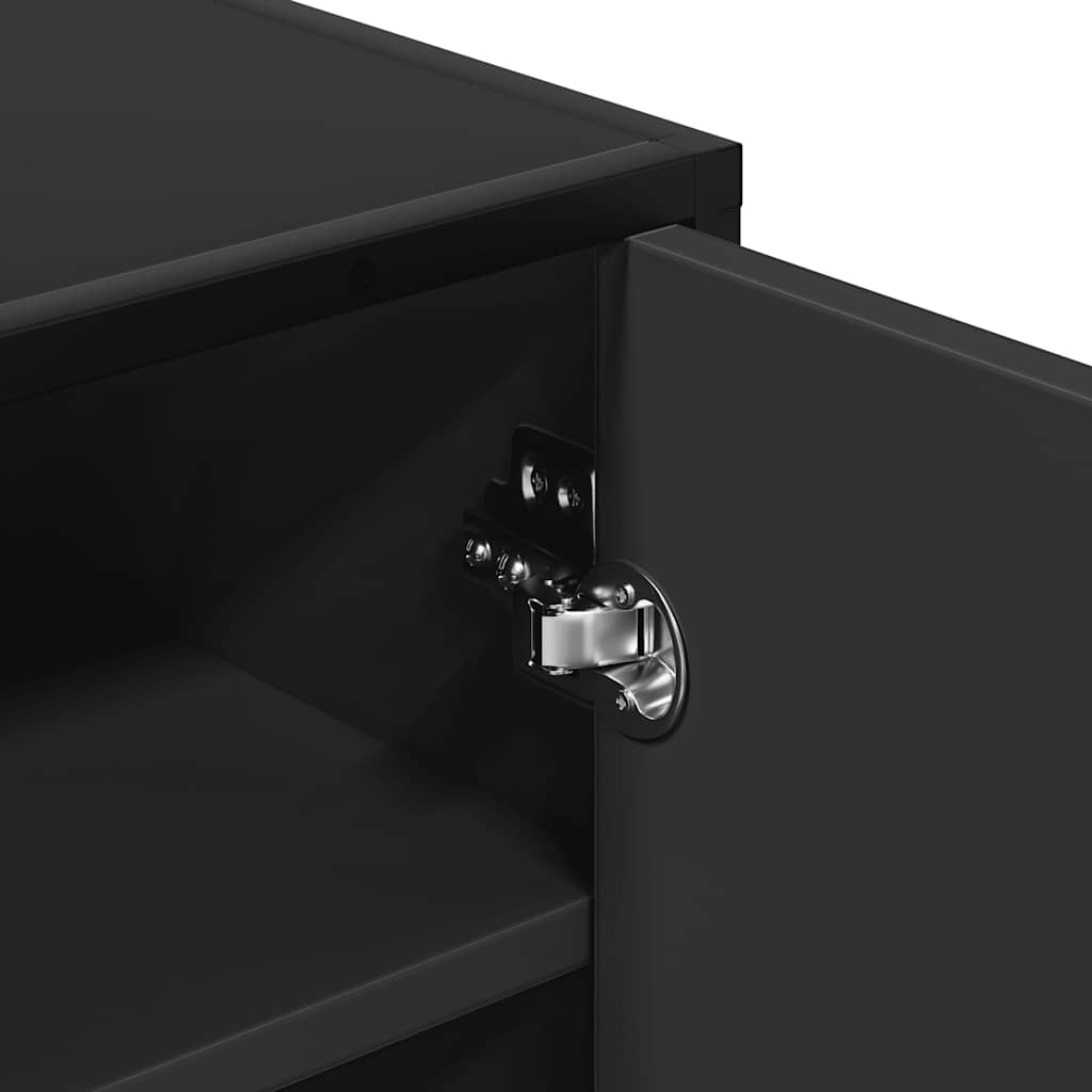 Skoställ Svart Skohylla 48x38x97,5 cm