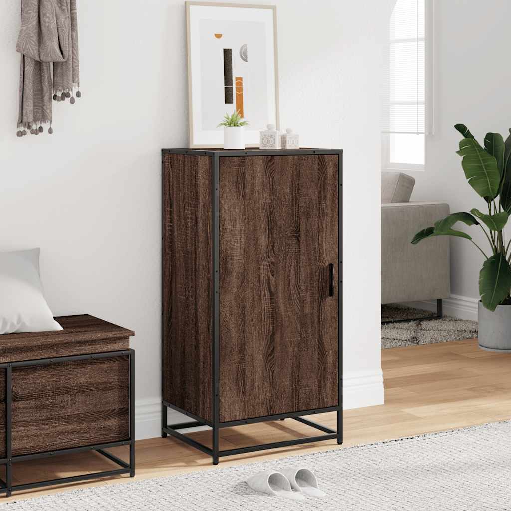 Skoställ Brun Ek Skohylla 48x38x97,5 cm