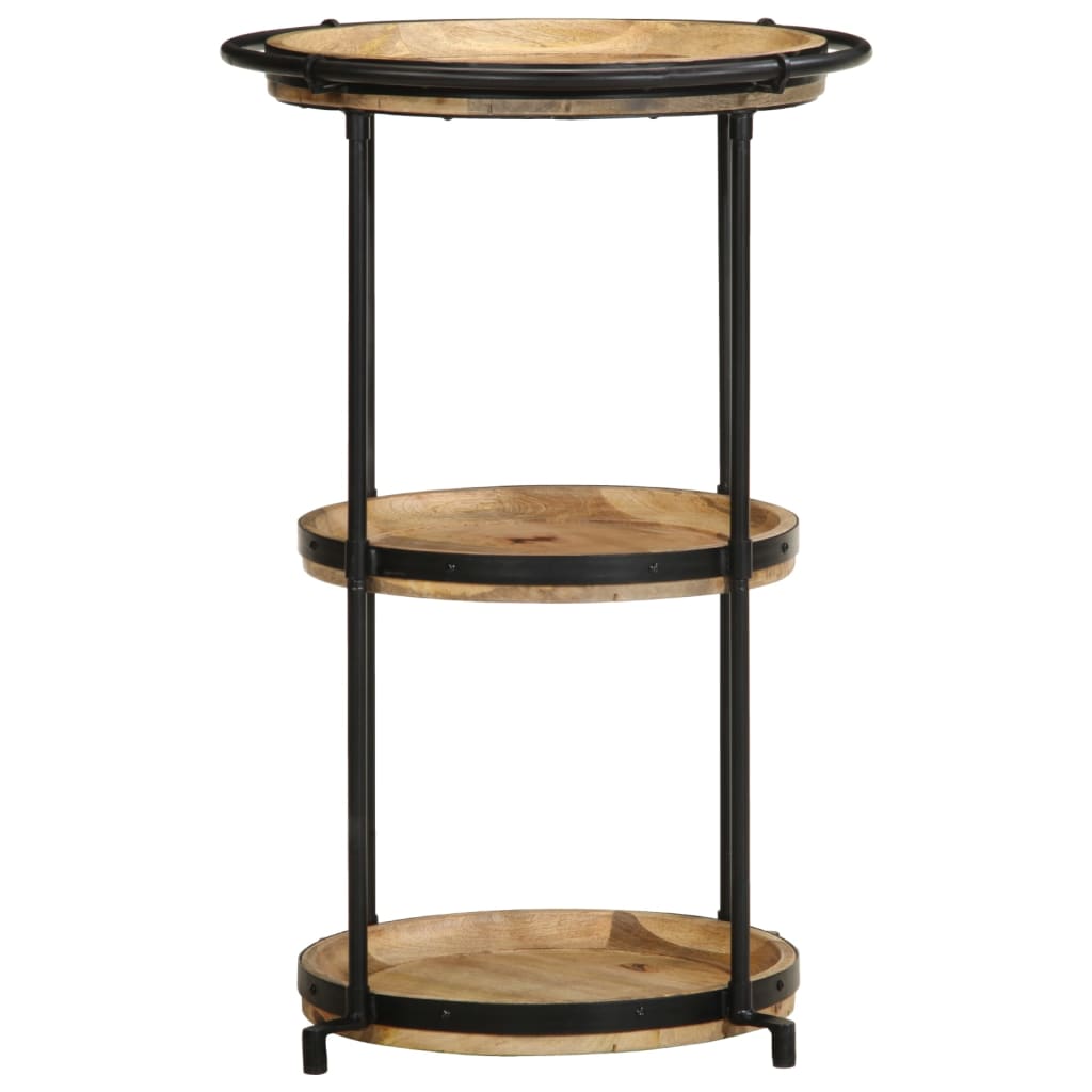 Sidobord Trä Ø55x83 cm massivt mangoträ