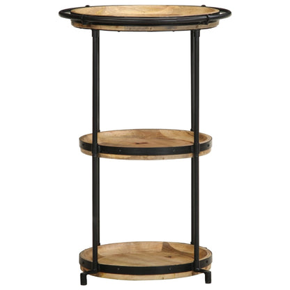 Sidobord Trä Ø55x83 cm massivt mangoträ