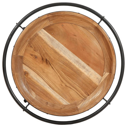 Sidobord Trä Ø55x83 cm massivt akaciaträ