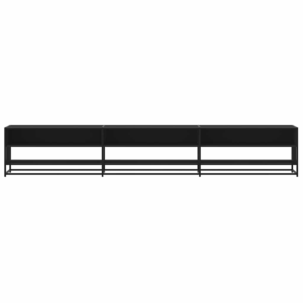 TV-Möbel Svart TV-Bänk 270x40x46 cm