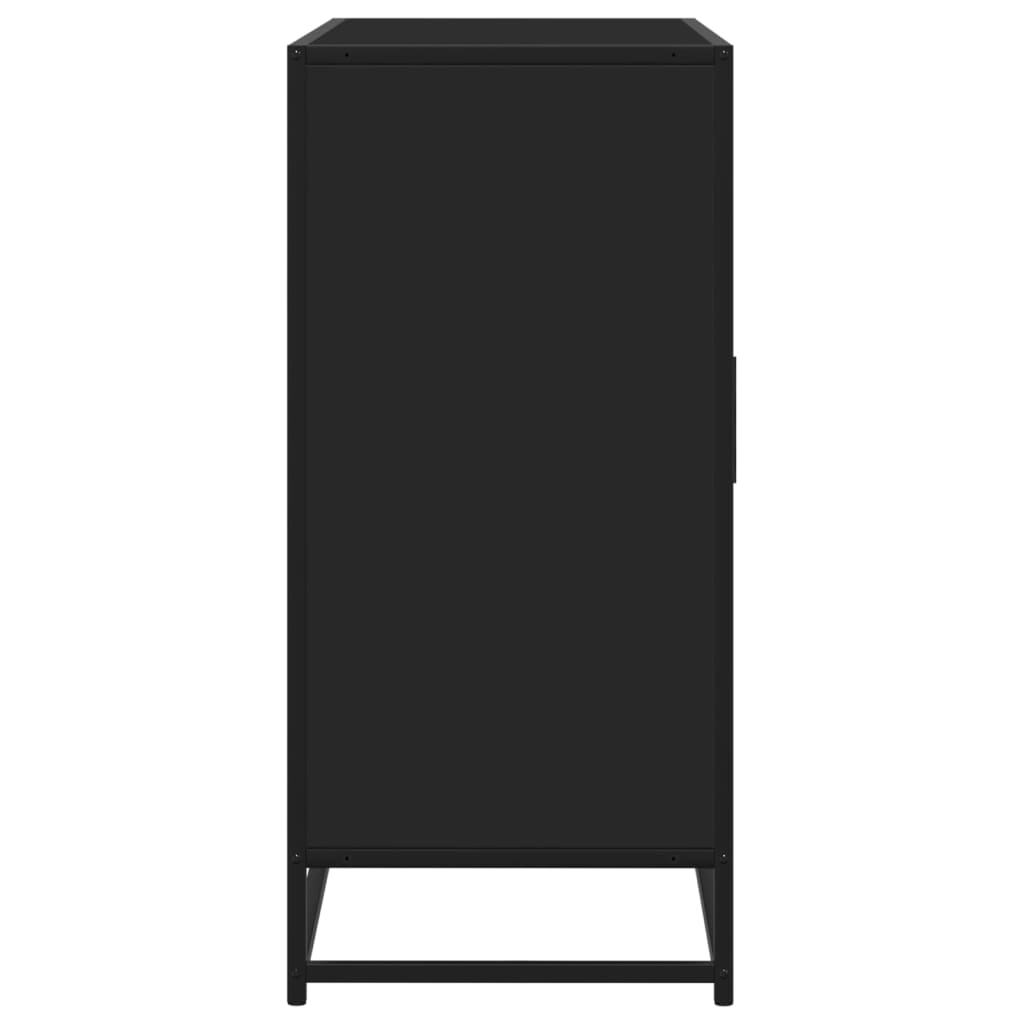 Skänk Svart 92x35x76 cm