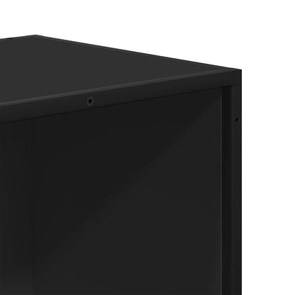 Bokhylla Svart 97,5x33x107,5 cm metall