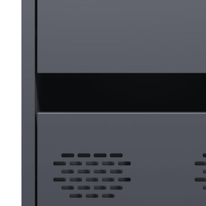 Skåp DIV. antracit 68x39x101,5 cm stål