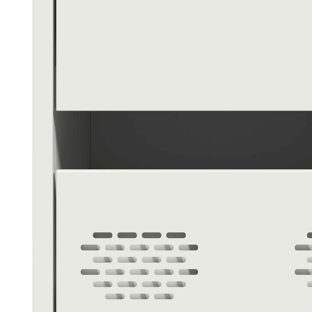 Skåp Vit 68x39x101,5 cm stål