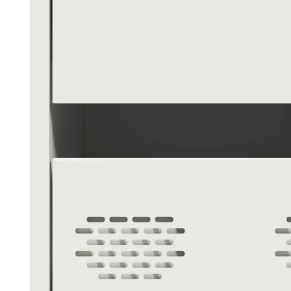 Skåp Vit 68x39x101,5 cm stål