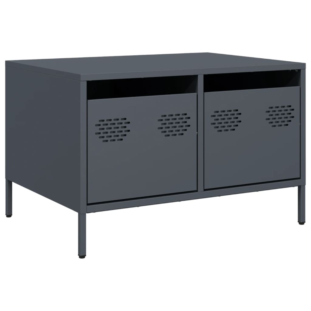 TV-Möbel DIV. TV-Bänk antracit 68x50x43,5 cm kallvalsat stål