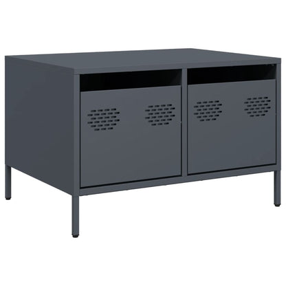 TV-Möbel DIV. TV-Bänk antracit 68x50x43,5 cm kallvalsat stål