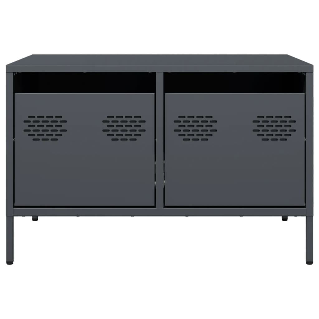 TV-Möbel DIV. TV-Bänk antracit 68x50x43,5 cm kallvalsat stål