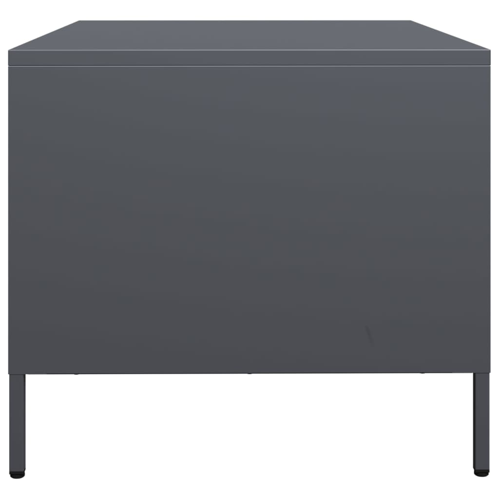 TV-Möbel DIV. TV-Bänk antracit 68x50x43,5 cm kallvalsat stål