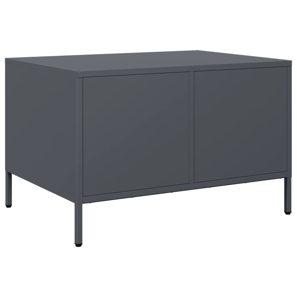 TV-Möbel DIV. TV-Bänk antracit 68x50x43,5 cm kallvalsat stål