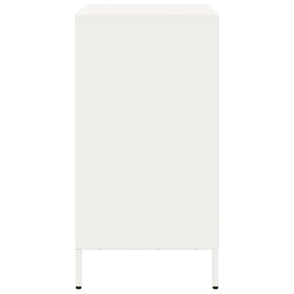 Skänk vit 68x39x73,5 cm kallvalsat stål