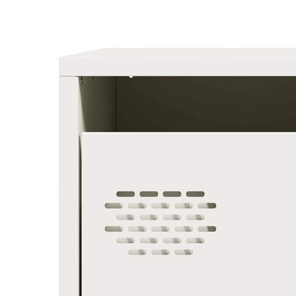 Skänk vit 68x39x73,5 cm kallvalsat stål