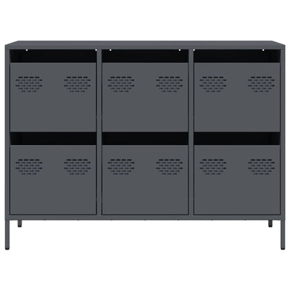 Skänk DIV. antracit 101,5x39x73,5 cm kallvalsat stål