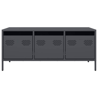 Soffbord DIV. antracit 101,5x50x43,5 cm kallvalsat stål