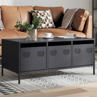 Soffbord DIV. antracit 101,5x50x43,5 cm kallvalsat stål