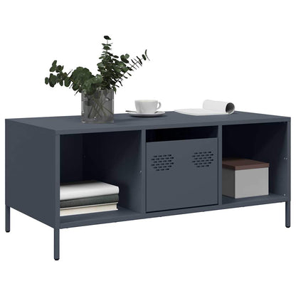 Soffbord DIV. antracit 101,5x50x43,5 cm kallvalsat stål