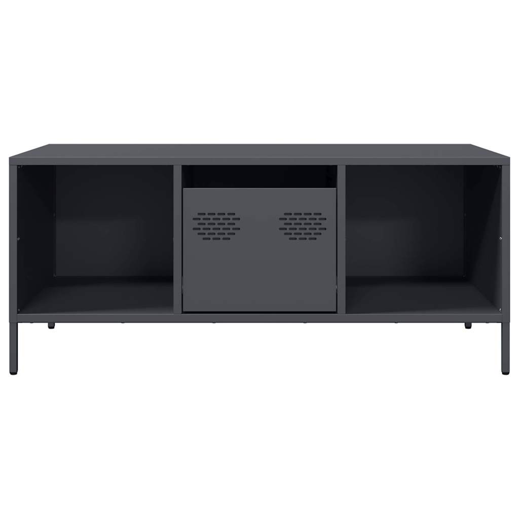 Soffbord DIV. antracit 101,5x50x43,5 cm kallvalsat stål