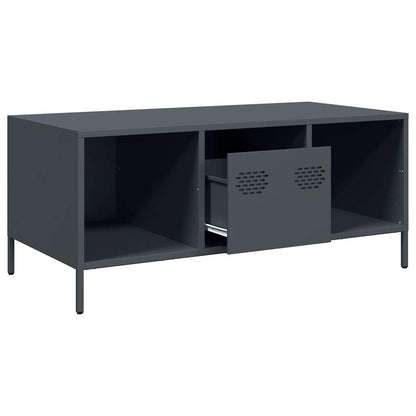 Soffbord DIV. antracit 101,5x50x43,5 cm kallvalsat stål