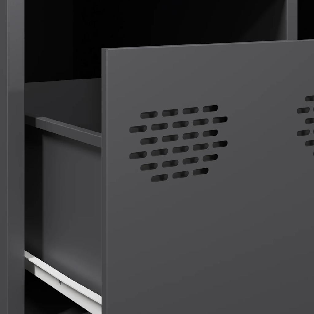 Soffbord DIV. antracit 101,5x50x43,5 cm kallvalsat stål